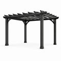Pérgola de Aluminio Negro 3x3 m