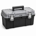Caja de herramientas de plástico con cerraduras metálicas 40x20x20 cm