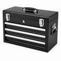 Caja de herramientas de metal con 3 cajones y cerradura 51cm